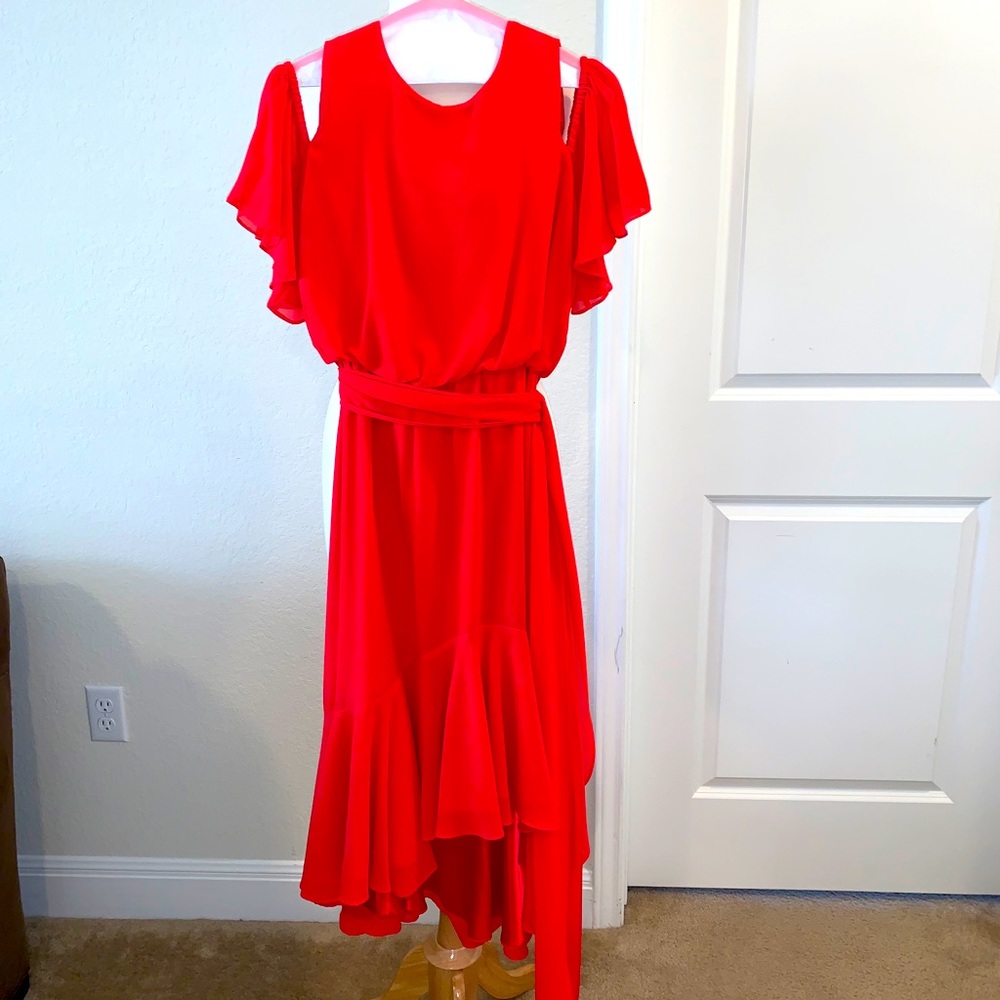 Eliza J Cold Shoulder Dress Size 8